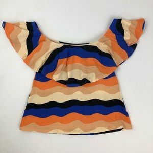 NWT Fighting Eel Jazzie Off the Shoulder Top